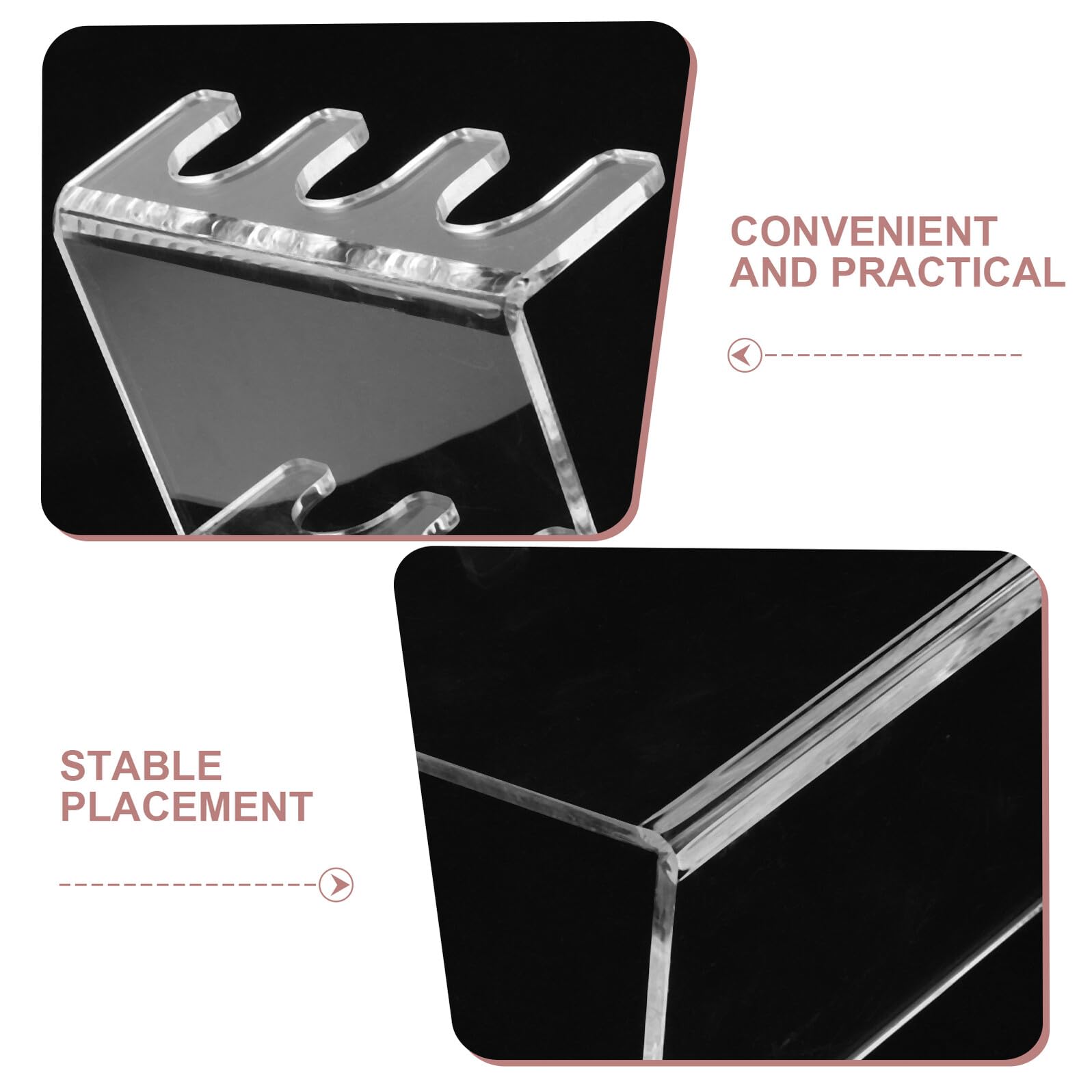 SHINEOFI Supporto per Pipette in Vetro Design Moderno a 3 Scomparti, Compatto e Facile da Pulire, per Uso in Laboratorio Domestico o Scientifico