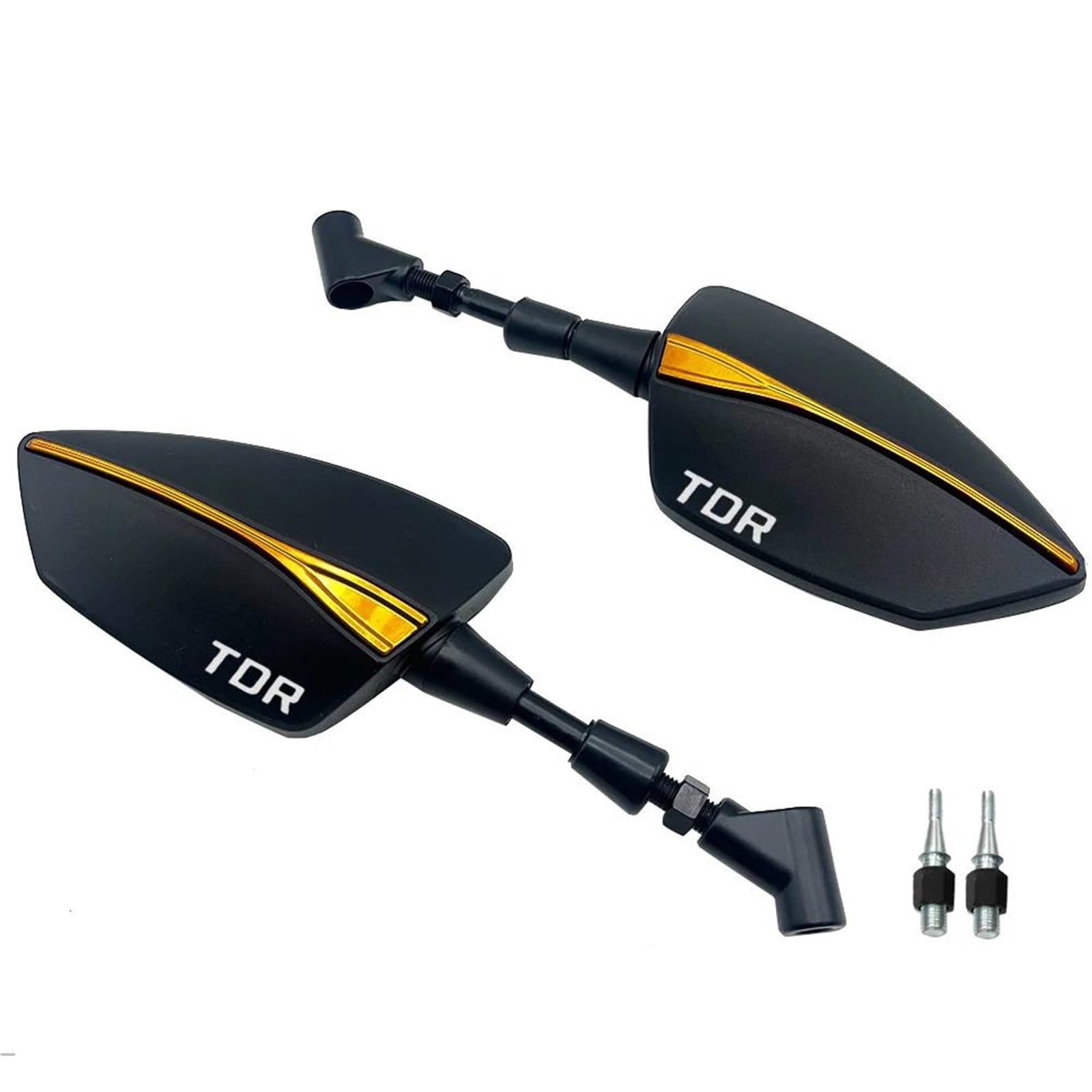 Espejo retrovisor lateral TDR125 dorado, accesorio de manillar para motos de 1991-2002