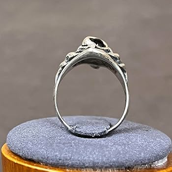 Amazon.co.jp: GACKT 指輪 リング 12号 オニキス シルバー925