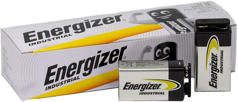 part_B0031XZ1DY New Energizer Industrial Battery Long Life 6LR61 9V Ref 623866 Pack 12