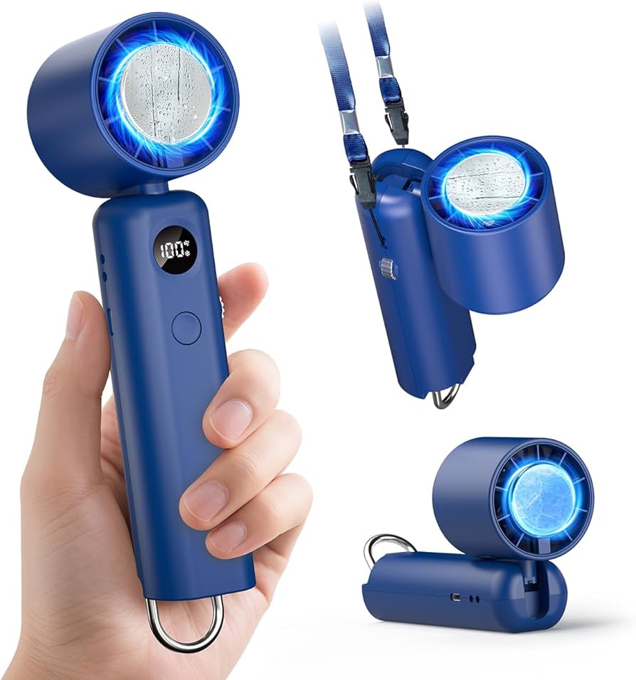 Amazon | 携帯扇風機 ハンディファン 【2025新設計 SP暴風モード付き