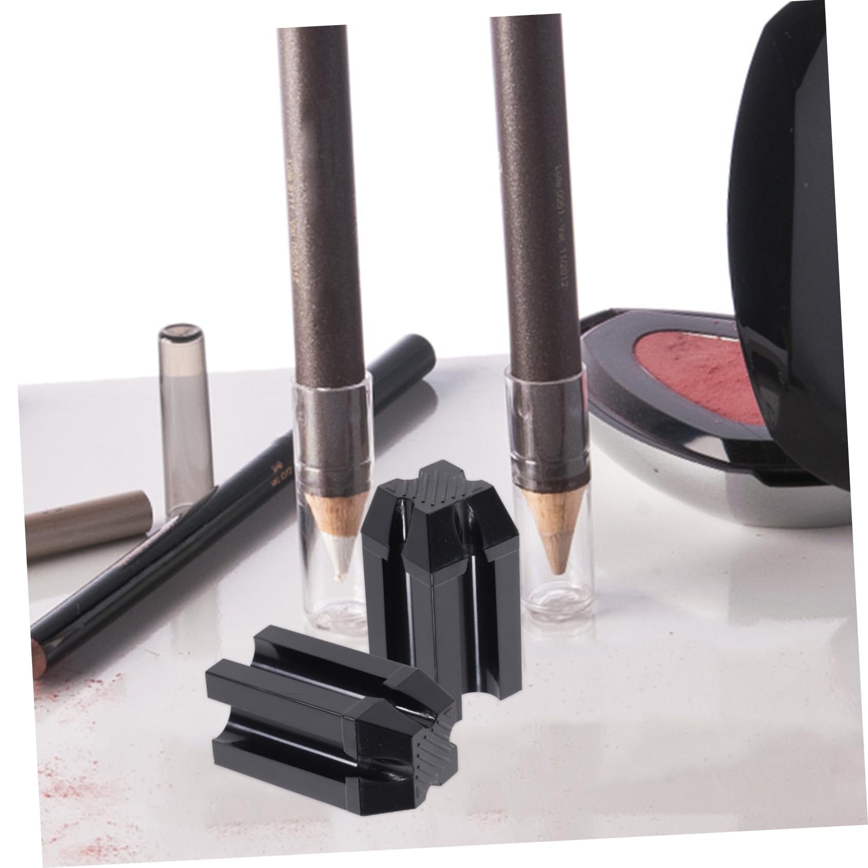 Healeved 12pezzi Temperamatite Per Sopracciglia e Eyeliner Makeup Facile Usare Compatti Cosmetici e