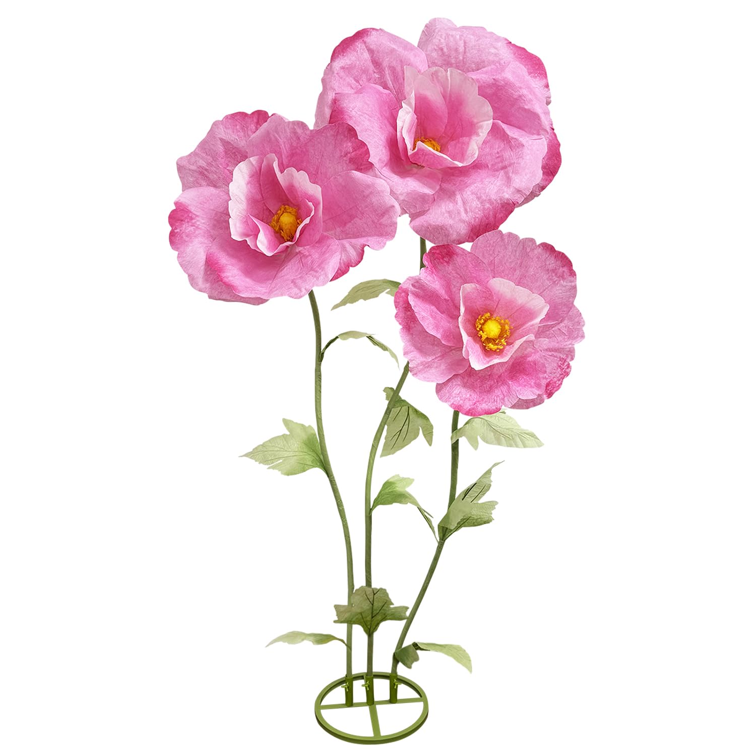 Riesige künstliche Blumen, wasserdicht, 3D-Hochzeitsfeier und Heimdekoration