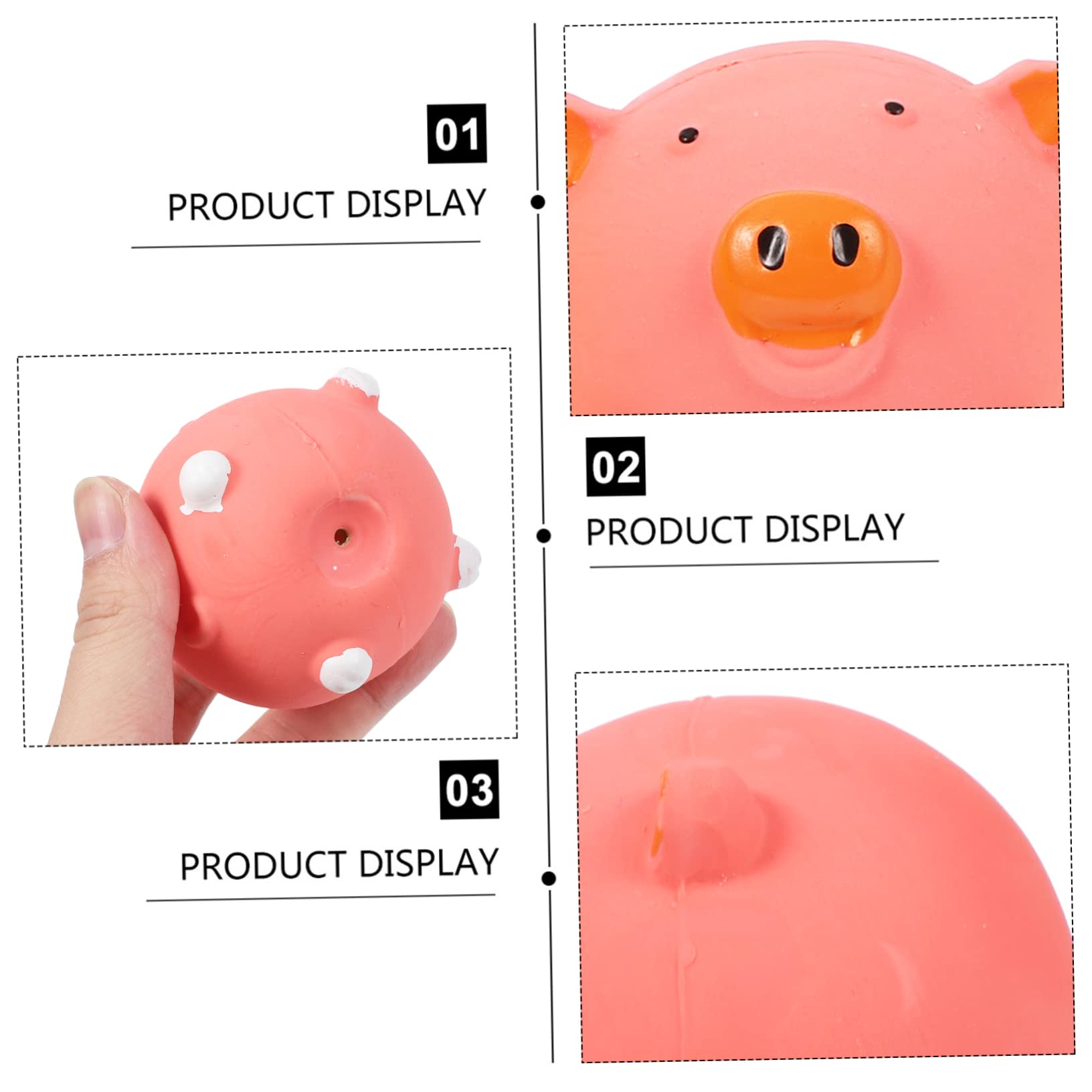 Beavorty 9stücke Latex Quietschspielzeug Für Hunde Interaktives Kaumaterial Tierdesign Schwein Küken Kuh Für Kleine Und Mittelgroße Haustiere Langlebig Und Für Stundenlangen