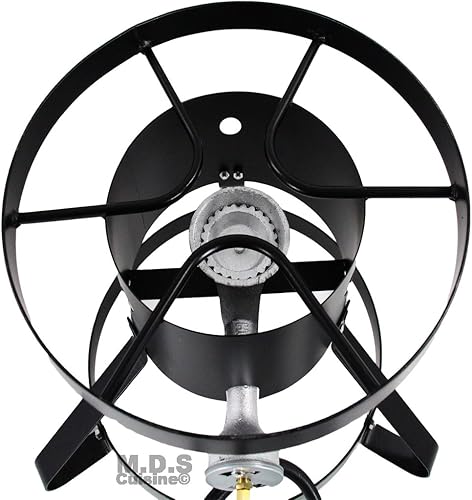 Miniatura 5 de Quemador de alta presión al aire libre Cocina Gas sola estufa de propano Camping Quemador con manguera y regulador