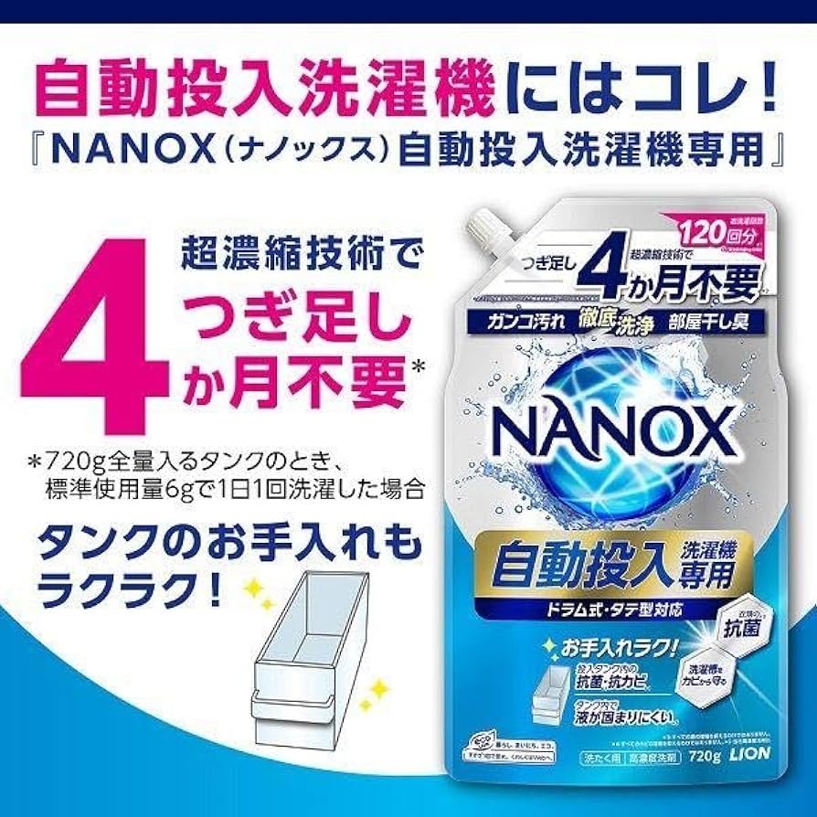 NANOX ナノックス　850g 12個セット　自動投入洗剤　新品未使用 71ma2DprF6L.jpg_BO30,255,255,