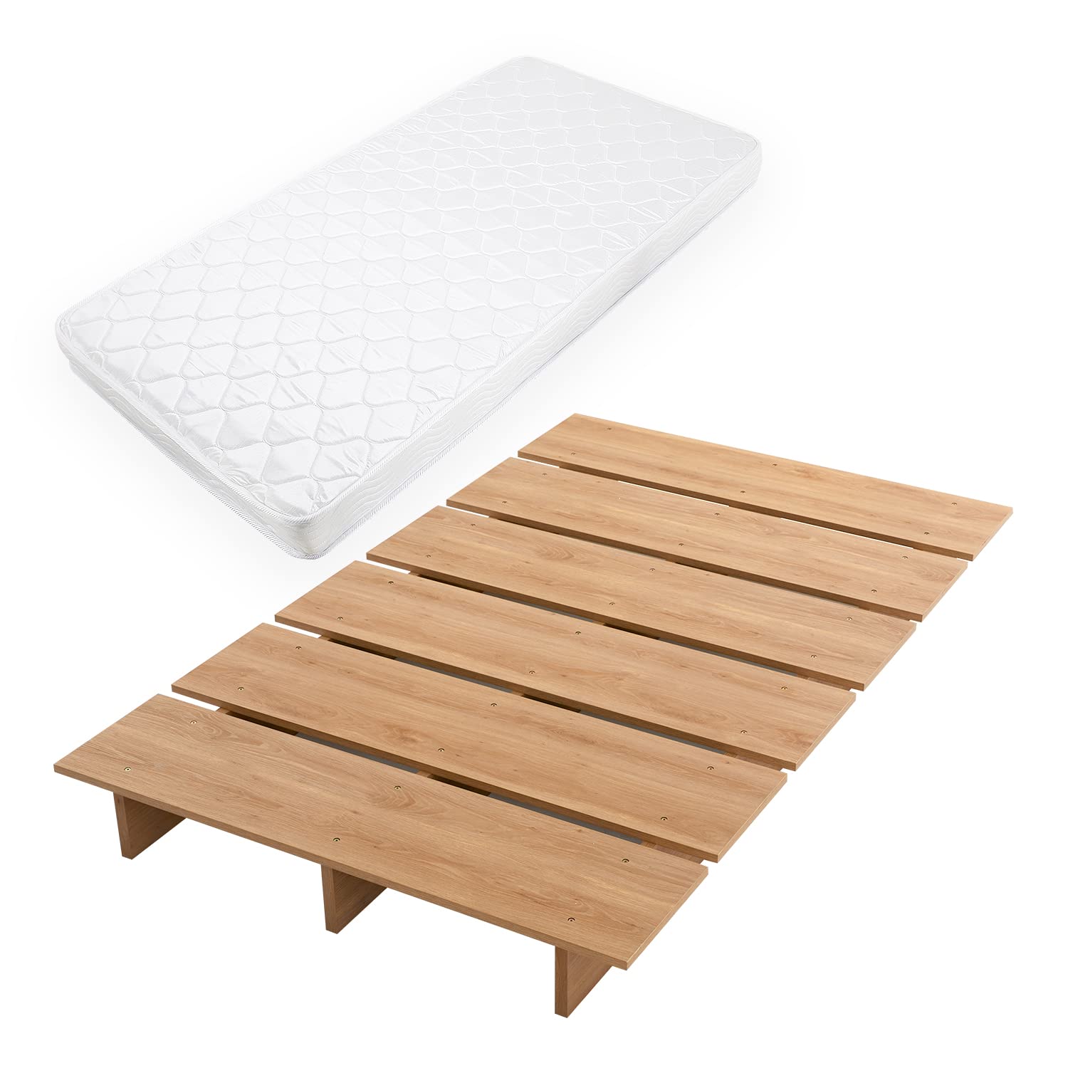 Amazon｜LOWYA ロウヤ ベッドフレーム マットレスセット ロータイプ