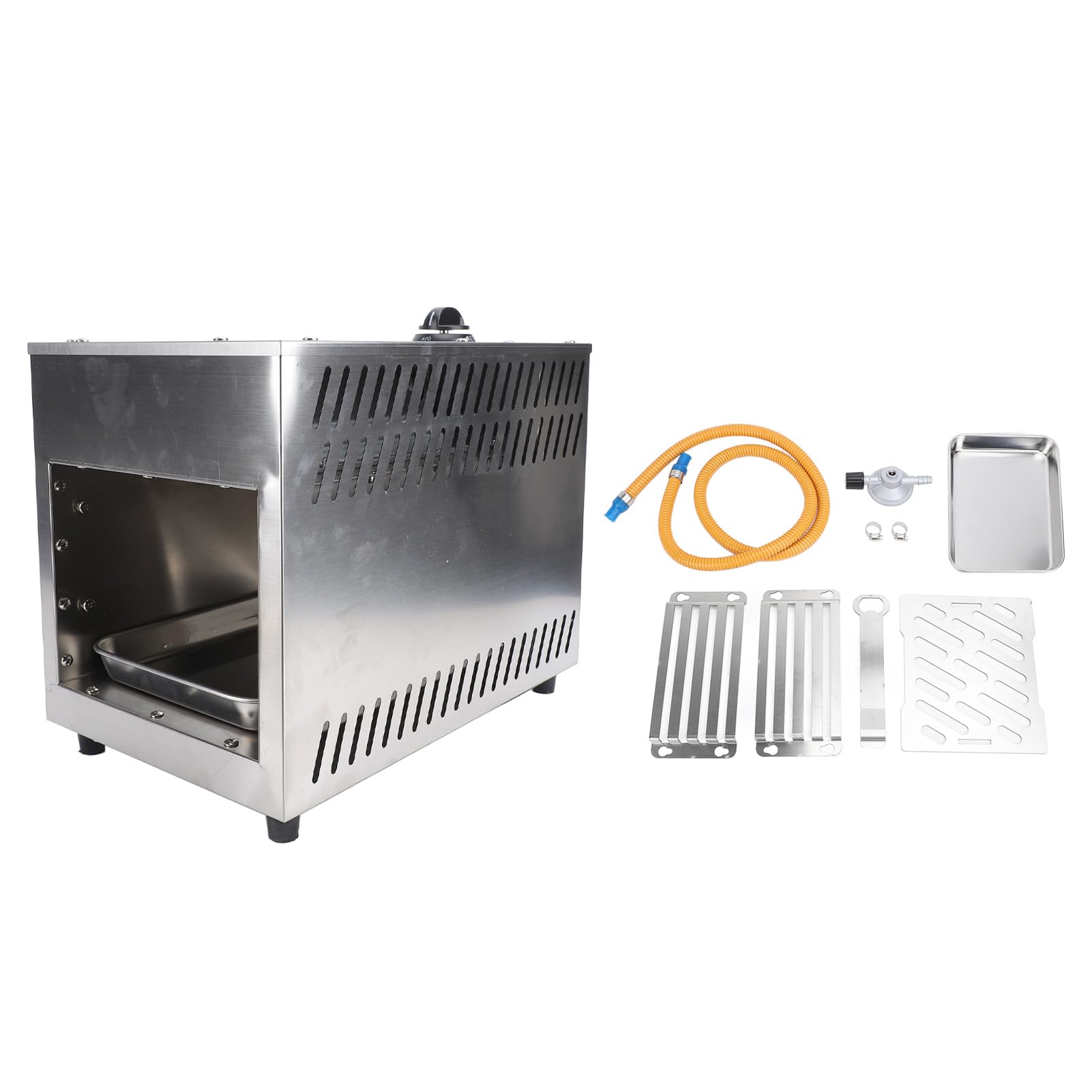 Tnfeeon Tostadora Comercial, Tostadora Industrial Resistente de Acero Inoxidable de 4000 W para Pan, Bagel, Encimera, Restaurante Eléctrico