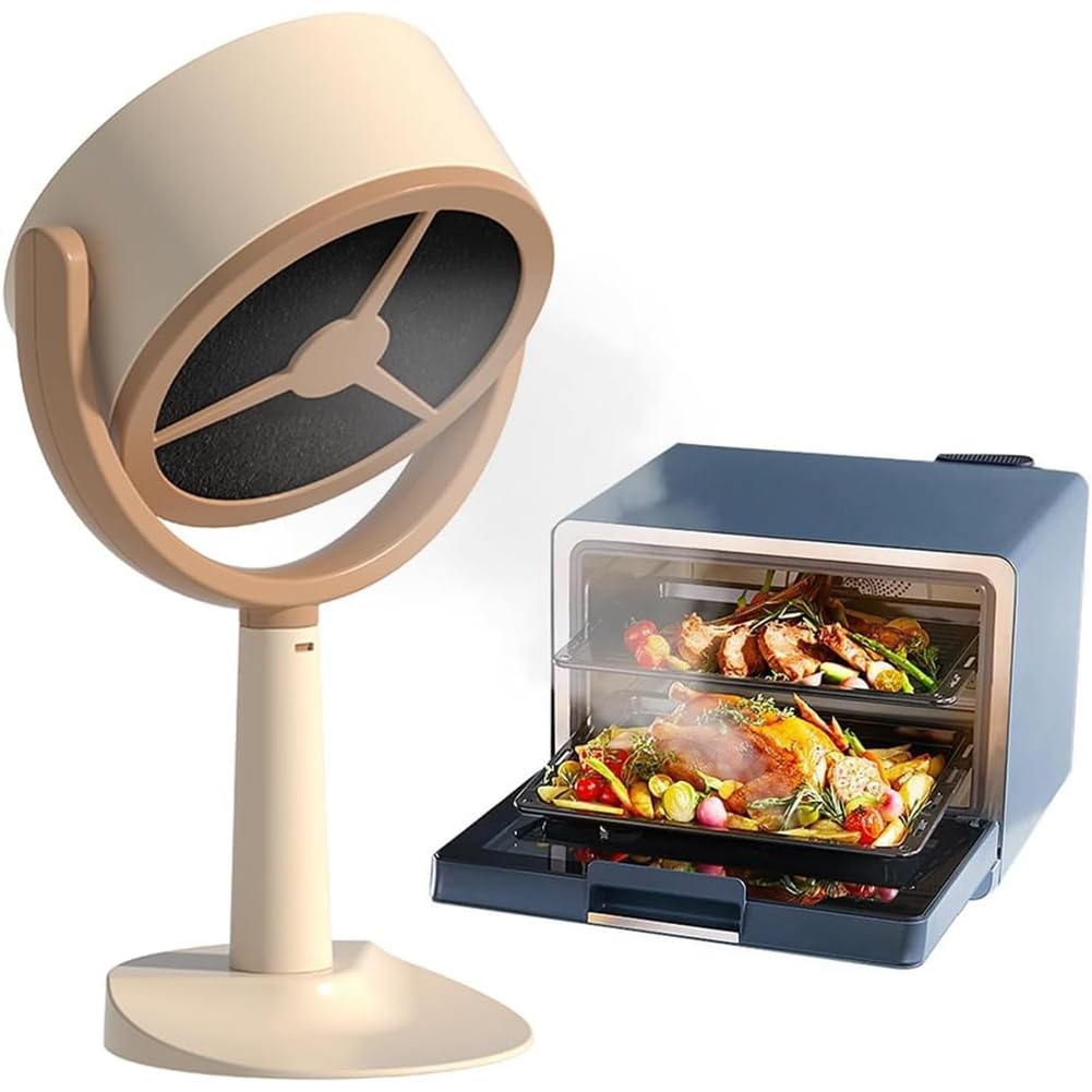 Desktop-Dunstabzugshaube, tragbare Dunstabzugshaube mit 2 Geschwindigkeiten, verstellbarer Mini-Dunstabzugshaube zum Aufhängen, für Grill, einfache Installation