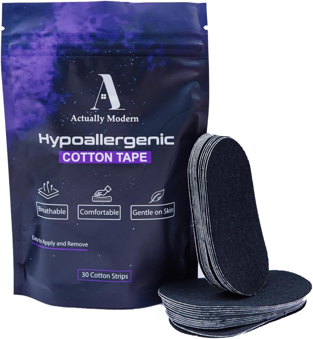 Hypoallergenic Cotton Tape (30 pack), PainFree Removal