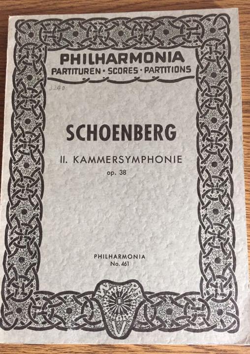 シェーンベルク：室内交響曲第２番op.38〜フィルハーモニア版 シェーンベルク:室内交響曲第2番op.38〜フィルハーモニア版