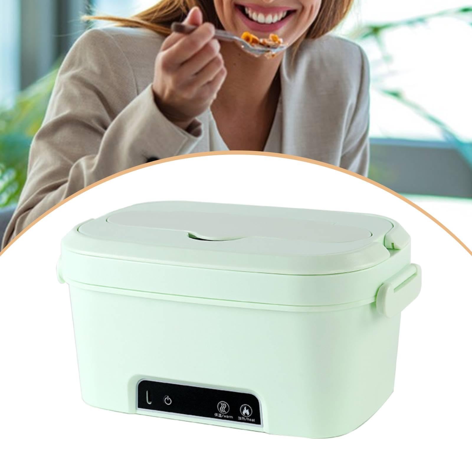 Scaldavivande Elettrico Portatile Cordless Riscalda Cibo 1.5L Ricaricabile Contenitore in Acciaio Inox Senza Perdite Funzione Riscaldamento Facile Pul, Verde