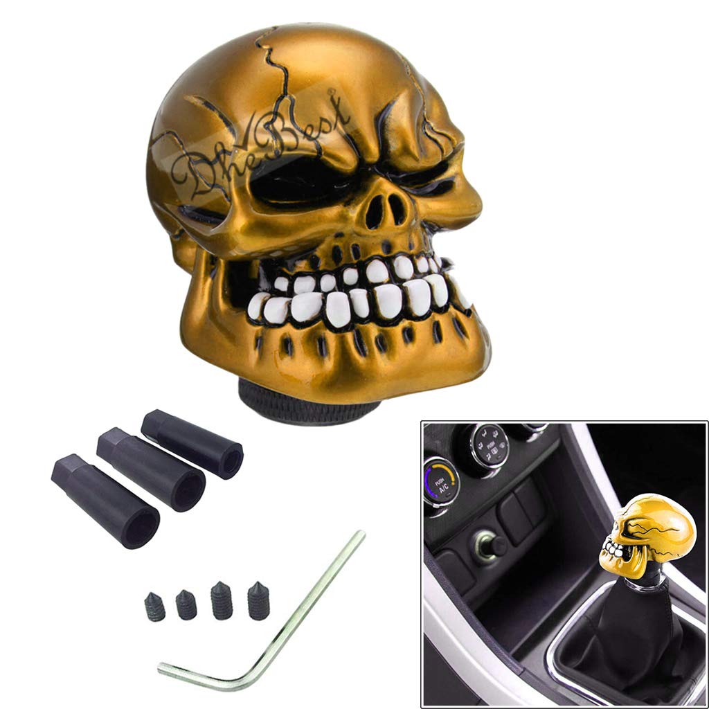 Dhe Best GN04 Universal Manual Gear Stick Knob Skull Head Gear Knob