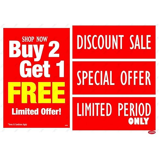 LEPPO Buy One Get One Free Poster & Stickers Combo Pack