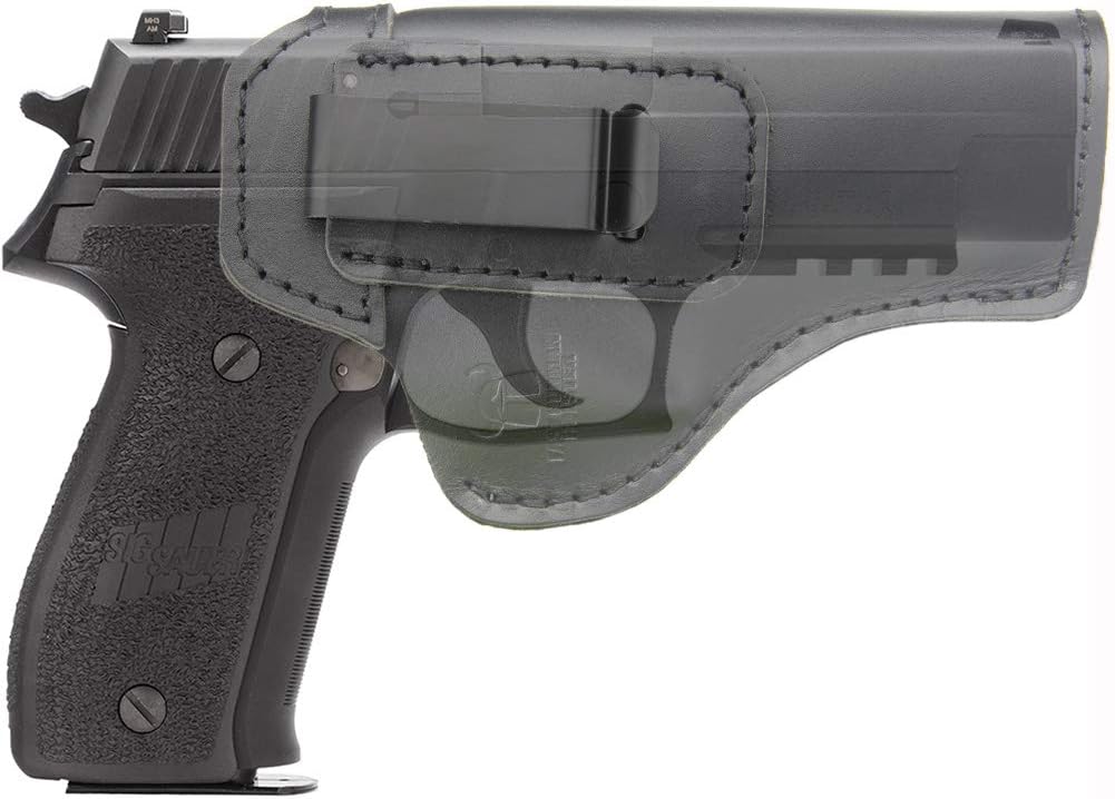 IWB Holster Leather for Inside Waistband Concealed Carry Fits: Sig sauer P220 P226 Full Size