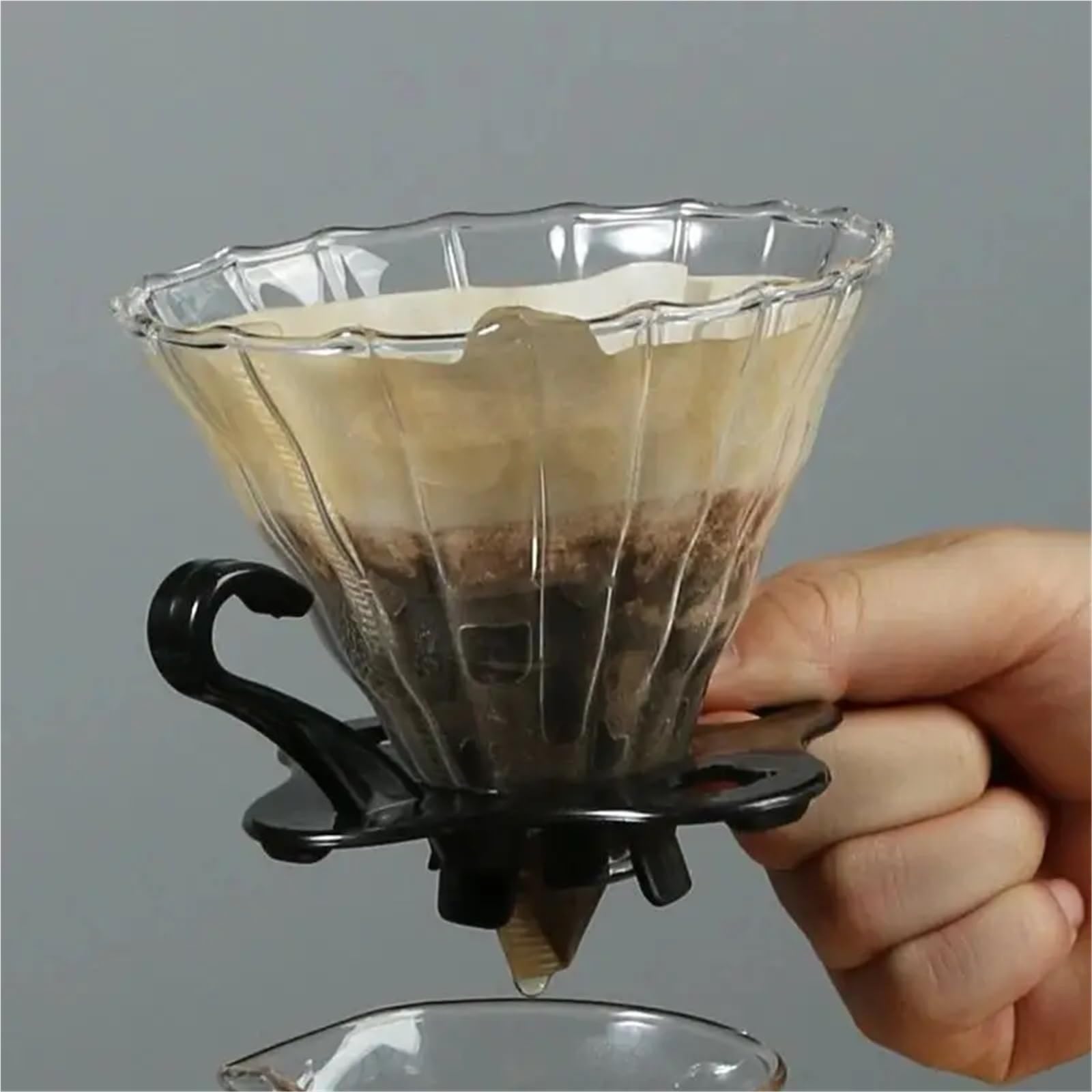 Lot de 600 filtres coniques en pâte bois 02 for 2 à 4 tasses café goutte naturel, accessoires for machines Pour CafetièRe à Filtre(V01 brown)