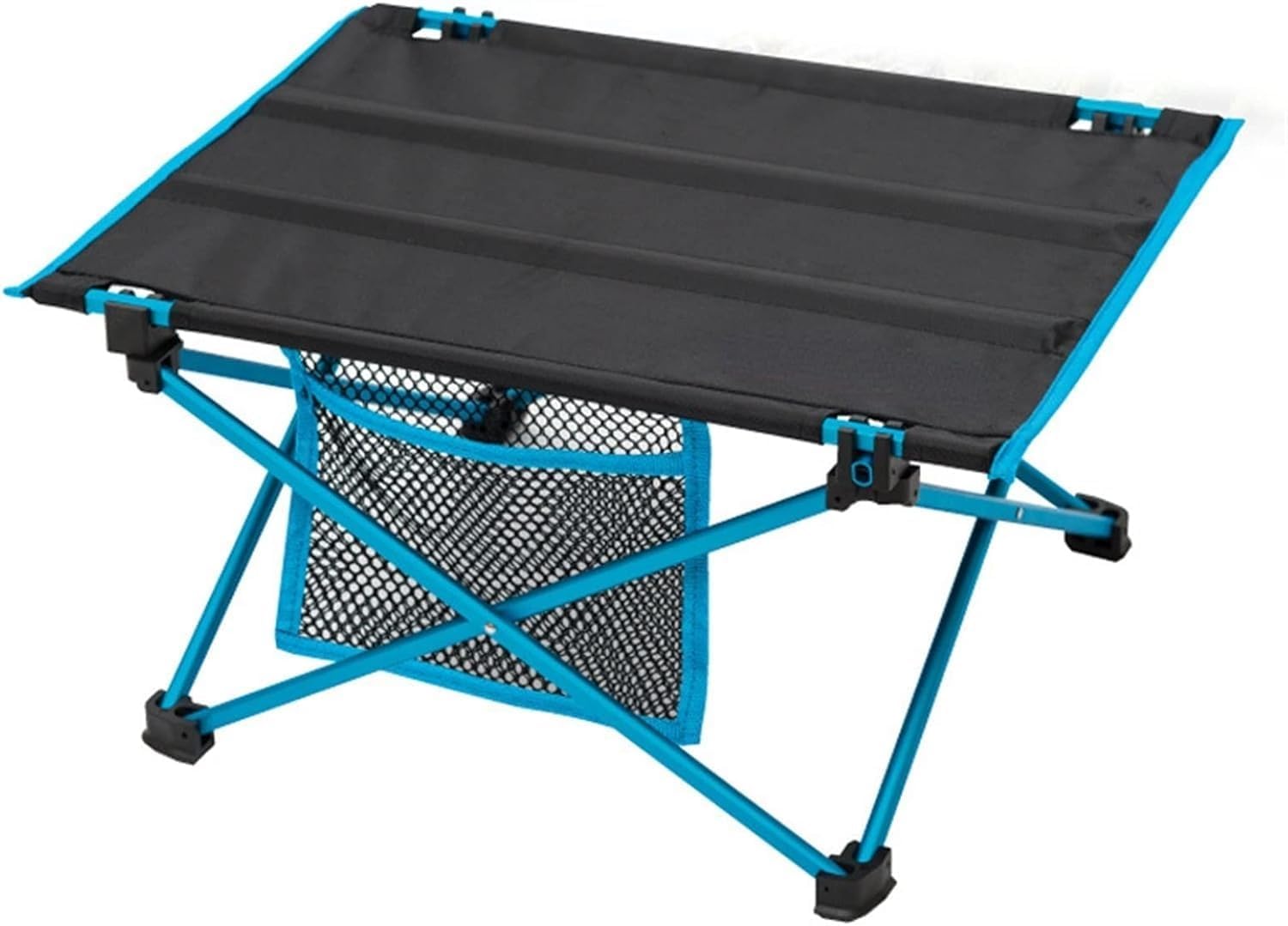 Usoway Beach Table Outdoor Mini Folding Table Lightweight Portable Barbecue Picnic Table Inside Tent Aluminum Alloy Tea Table Computer Table (C : Blue), 665599