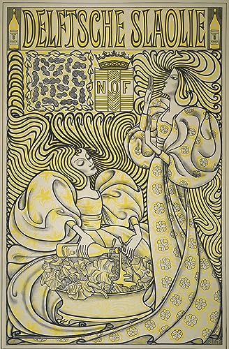 Lienzo de Delft Salad Oil por Jan Toorop 60x90cm cuadro moderno para pared