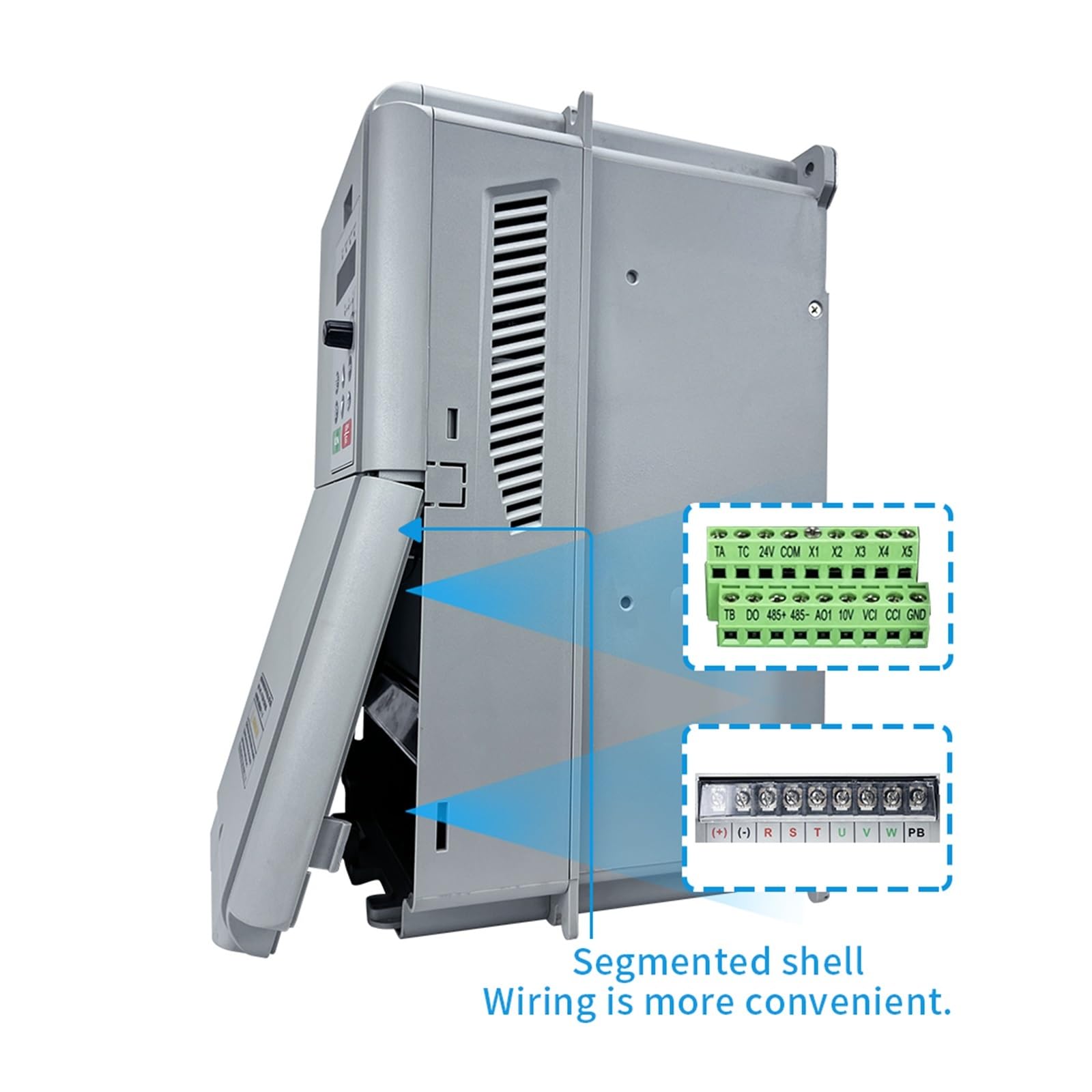 Convertitore inverter a frequenza variabile VFD 18kW,11kW,15kW,7,5kW Generale 380V Ingresso trifase Uscita Controllo velocità ventola/pompa acqua(15kW)