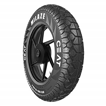 Ceat Milaze 90/100 -10 53J Tubeless Scooter Tyre,Front or Rear(pack of 4)