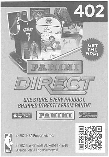 Miniatura 2 de 2020-21 Panini Stickers #402 Anthony Edwards Rookie Sticker Official NBA Basketball Album Sticker Measuring 2.75 inch tall X 2 inches wide in Raw