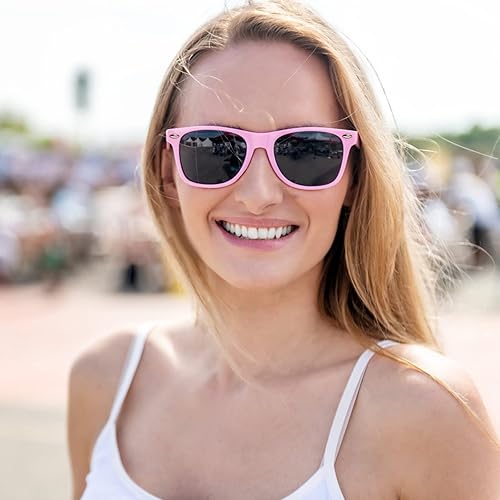 Vista 138 de Suministros para regalos de fiesta de colores neón Paquete de 8 gafas de sol unisex Varios