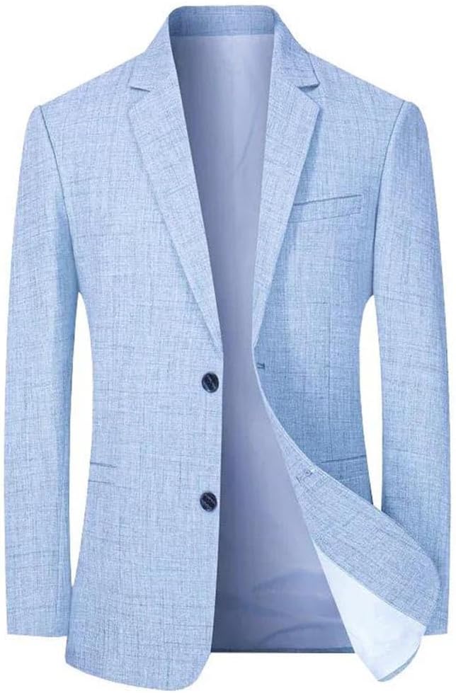 Men's Suit Jacket Business Casual Jacket Long Sleeve Slim Fit Suit Coat