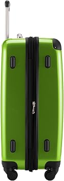 HAUPTSTADTKOFFER® · Hard-Side Suitcase APPLEGREEN high Gloss · Dimension ca. 63 x 42 x 28 cm + 4 cm Volume Expansion · max. 87 Liter Filling Volume