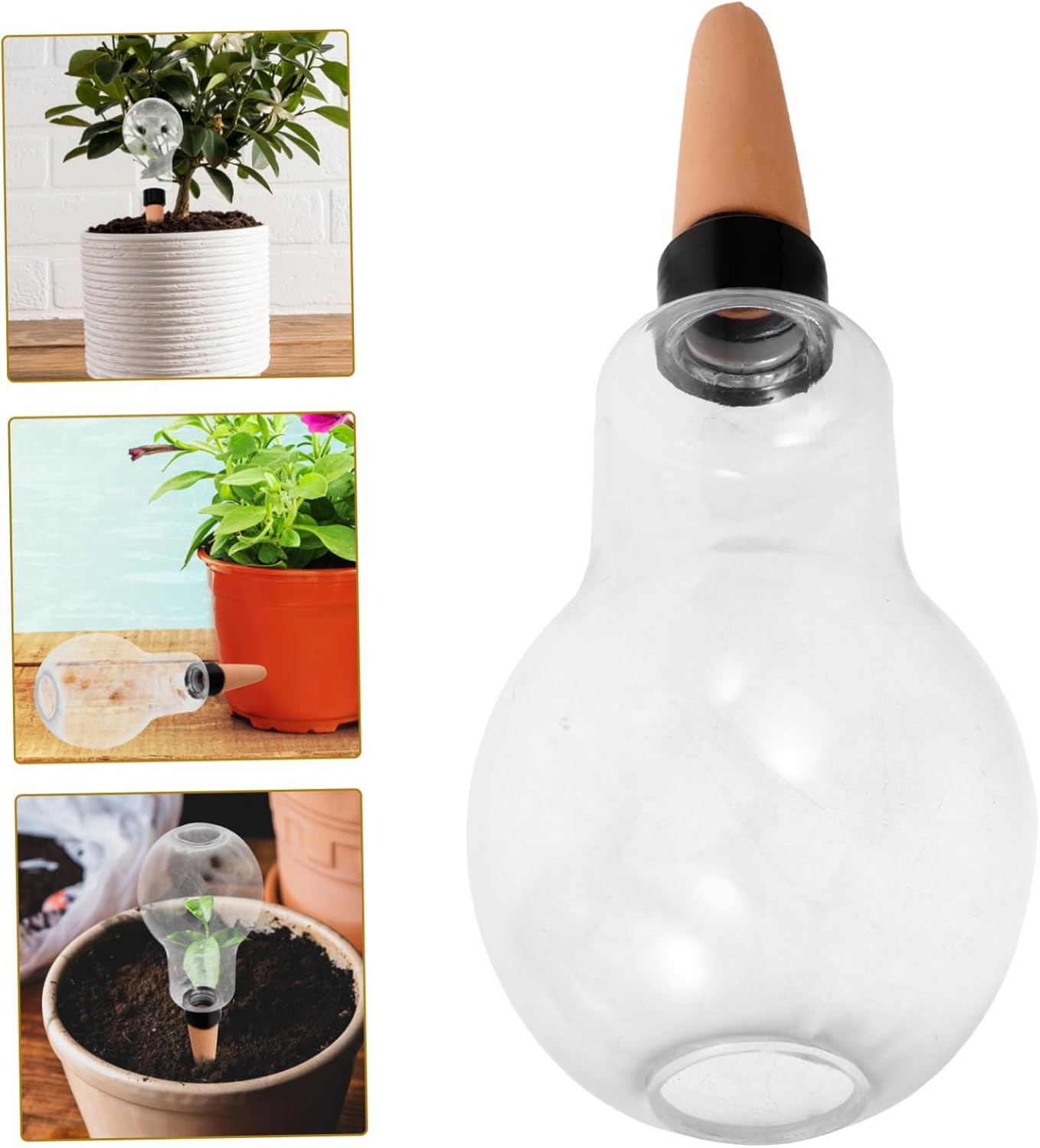 6pcs Self-Watering Bulbs for Indoor and Outdoor Plants Automatic Drip Irrigation Water Globes for Easy Plant Hydration for and Houseplants