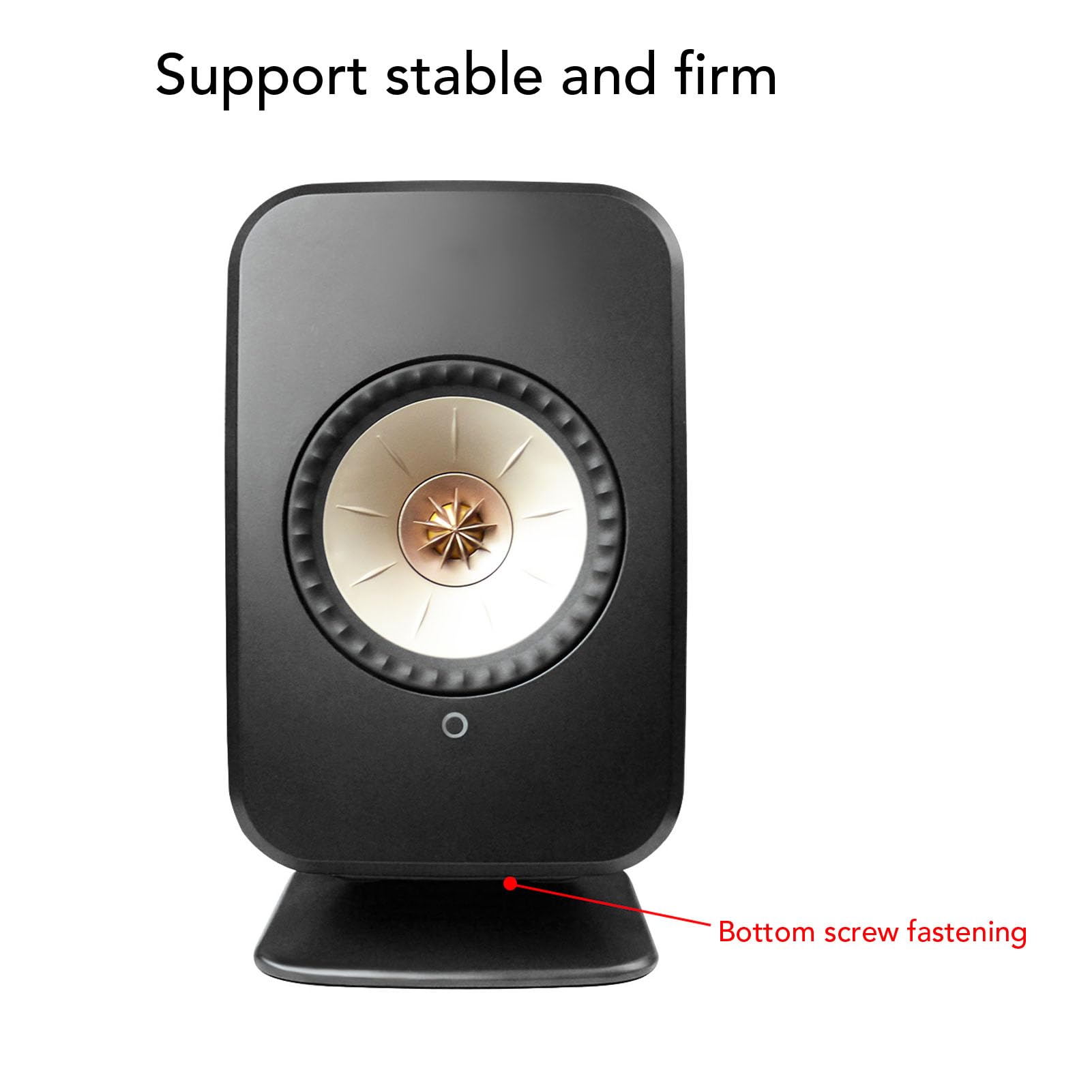 KEF LSX II 純正デスクスタンド同梱 KEFP1DESKPAD KEF LSX デスクスタンド 2台1組 Black