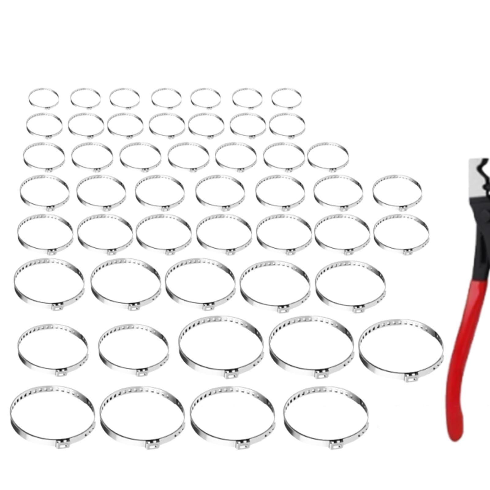 F Fityle Kit surtido de alicates para abrazaderas de manguera con abrazadera de acero inoxidable para juntas homocinéticas, compactos, resistentes y multiusos, Style B