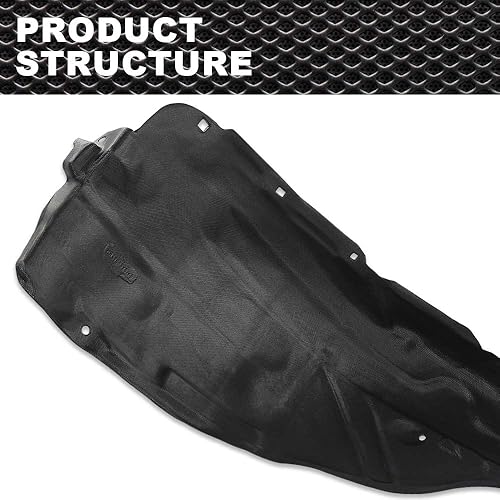 Miniatura 3 de Forro de guardabarros compatible con Toyota Camry 2007-2011 Forro de guardabarros delantero 5387506060 TO1251122 5387606060 TO1250122 lado del