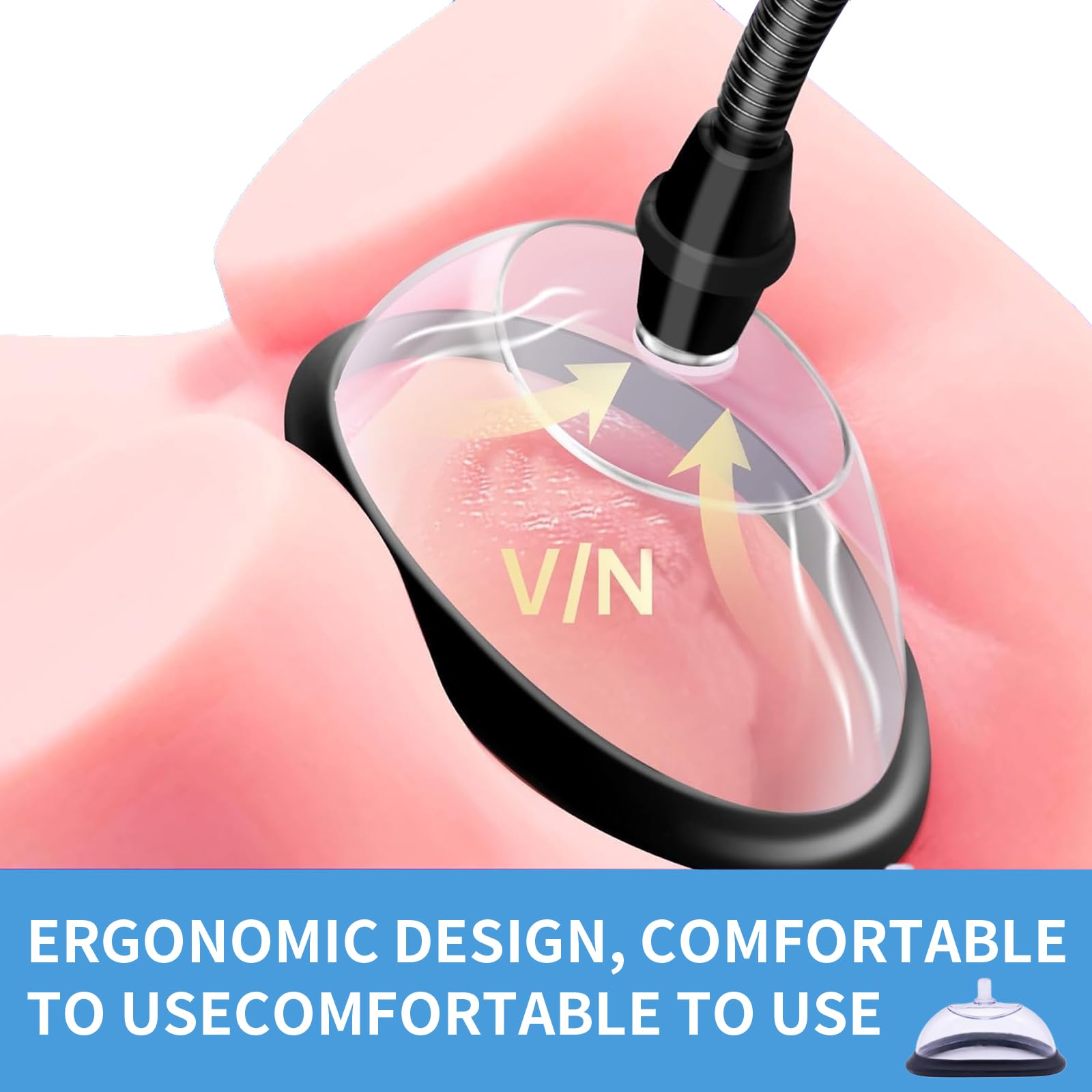 Penispumpe, weibliches Sexspielzeug, leistungsstarkes Vaginalpumpensystem  mit Vakuum-Ablassventil (mit Manometer), manuelle Klitorispumpe für  intensive Stimulation : Amazon.de: Drogerie & Körperpflege