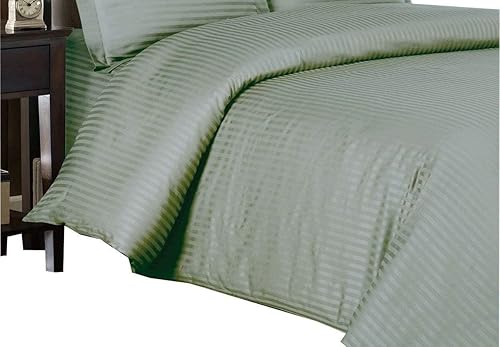 Miniatura 3 de Royal Tradition Juego de funda de edredón de 300 hilos, tamaño King, California King, 100% algodón, 3 piezas, con botones