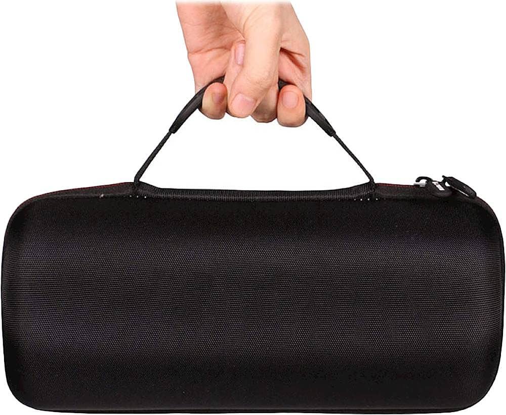 SaharaCase Travel Carry Case for Bose SoundLink Revolve and Revolve II Portable Bluetooth Speaker [Shockproof Bumper] Rugged Protection Anti-Slip Grip - Black
