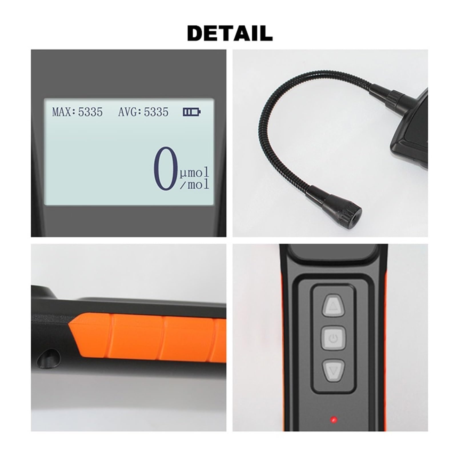 Rilevatore Automatico Di Perdite Gas Metano Naturale Petrolio Liquefatto Tester For Combustibili E Infiammabili Rilevamento Rapido Preciso