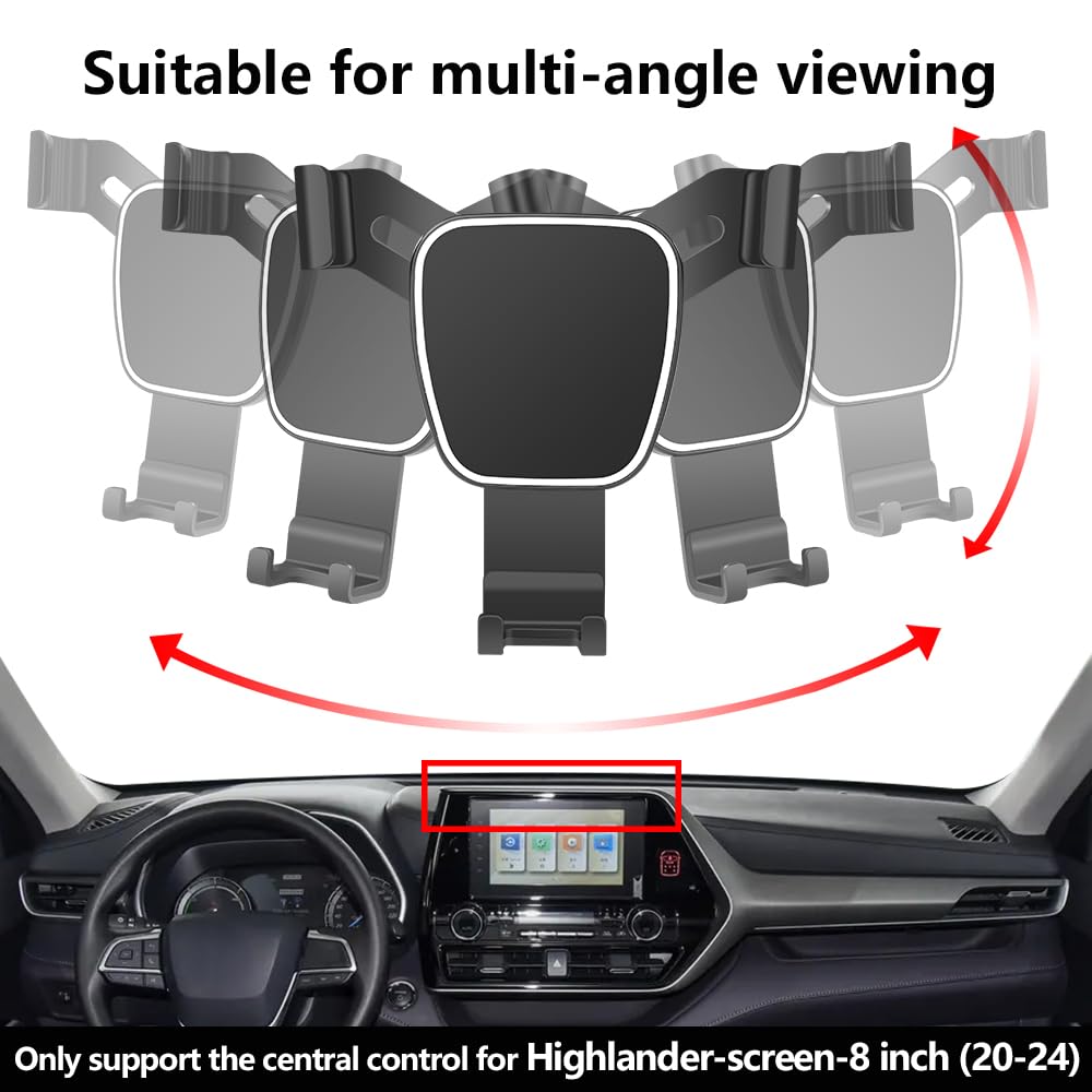 Car Mobile Phone Holder For Toyota RAV4 Highlander 2022 Air Vent Mounts - View #9