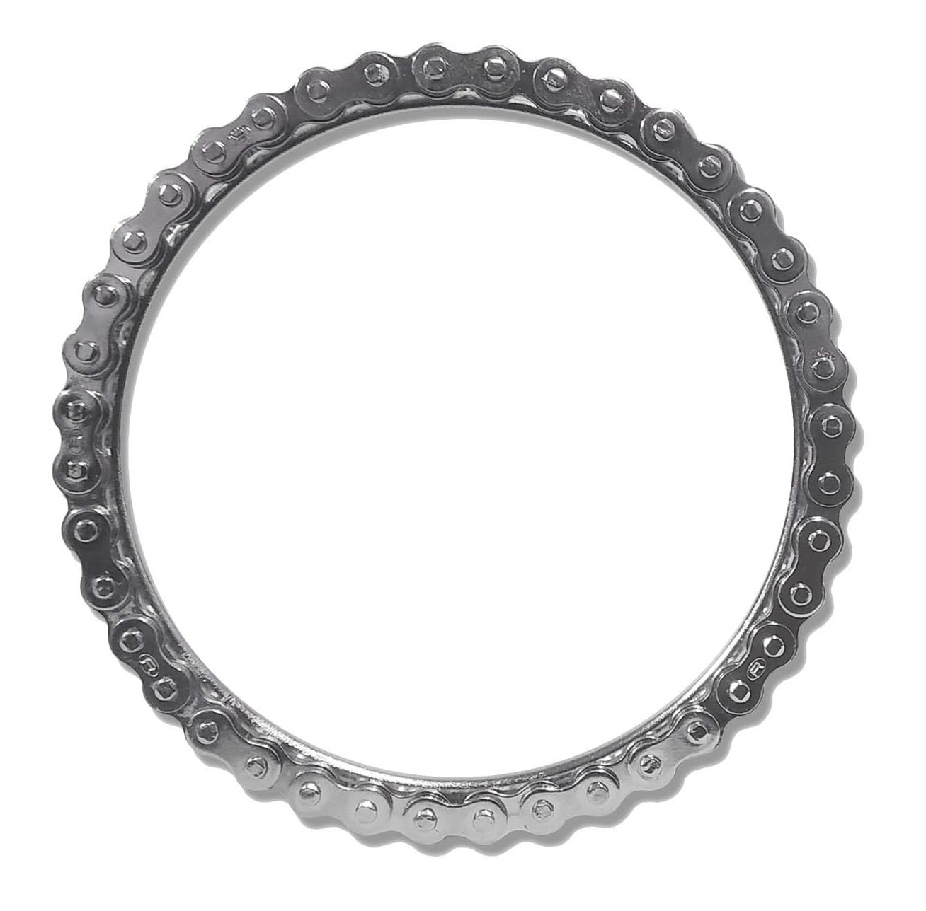 Uniqon (2 x 16 Size Silver Color Thick Heavy Casual Daily Use Stainless Steel Bike Motorcycle Bicycle Chain Design Funky Friendship Wrist Hand Cuff Bangle Kada (B0DHPB6PQ8) Amazon Price History, Amazon Price Tracker