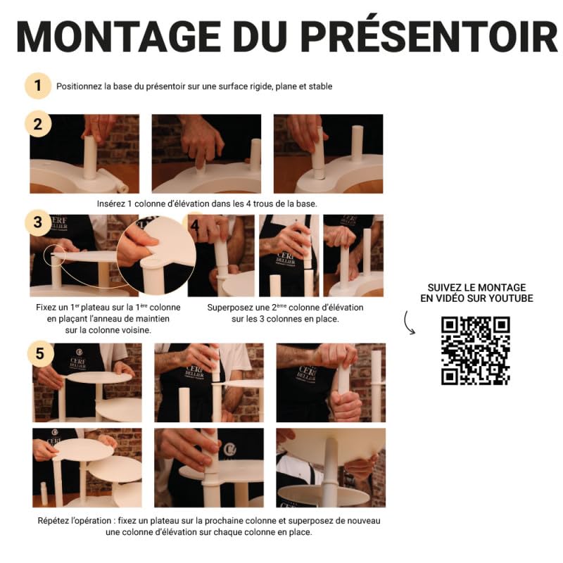Présentoir gâteaux 4 étages