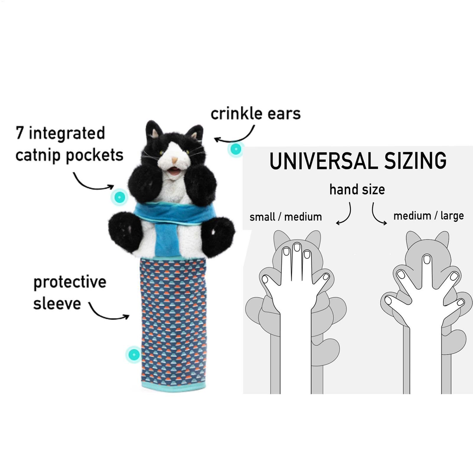 DINSONG Cat Puppet Wrestler - Bambola Per Gatti, Giocattolo Interattivo