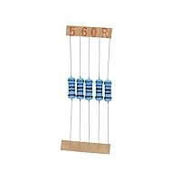 Vista 140 de 100PCS 1 vatios 1W 0R1 0.1 ohmios 1% resistencia de película metálica