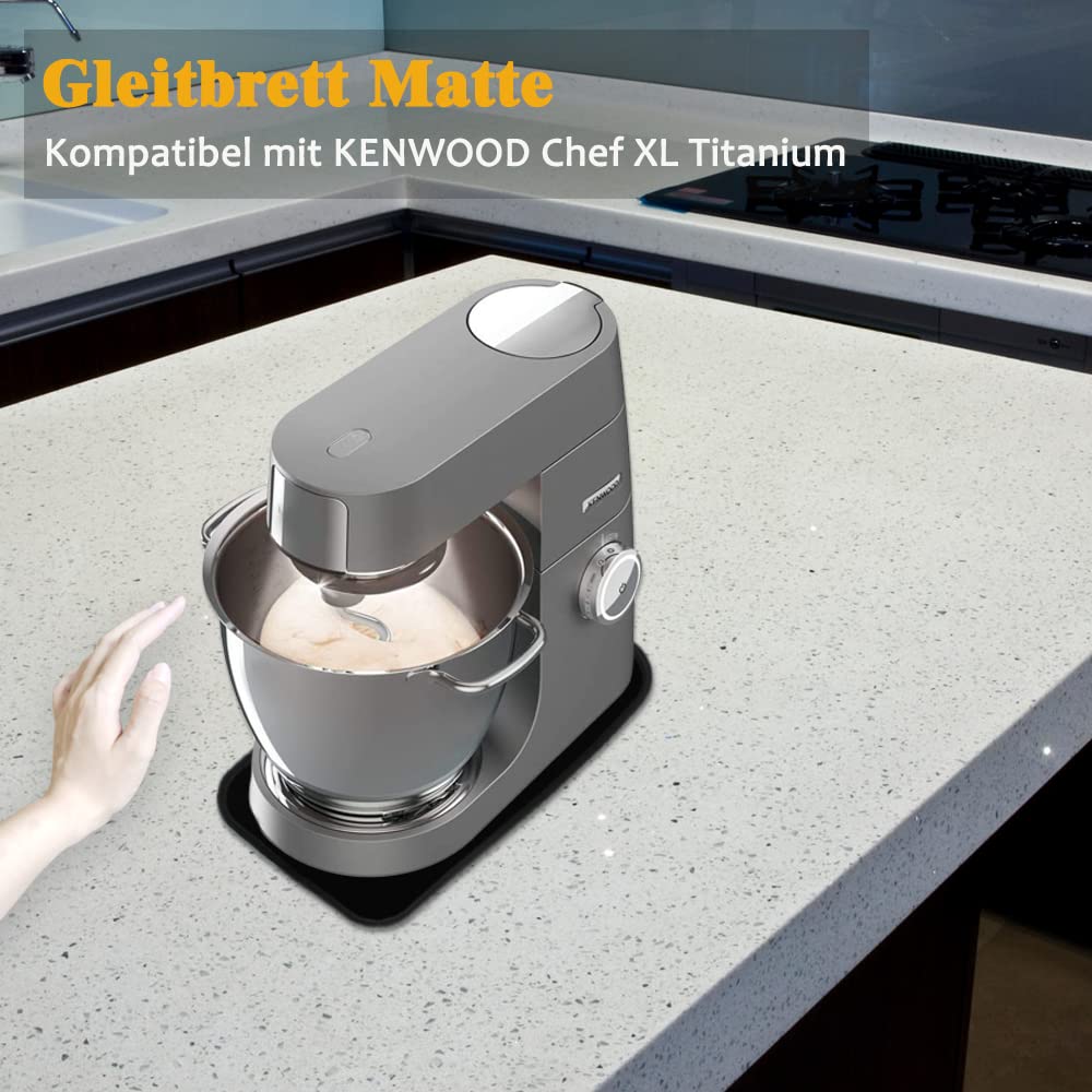 Tappetino scorrevole per robot da cucina Kenwood Chef XL Titanium – Tappetino scorrevole in nylon, tappetino scorrevole Pad Slider adatto per Kenwood Chef XL KVL8320S KWL90, accessori per robot da