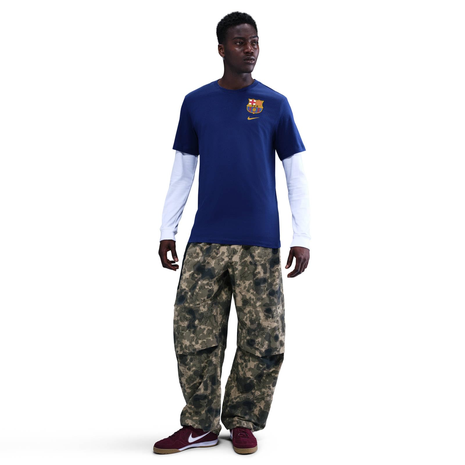 NIKE koszulka piłkarska Mężczyźni Fc Barcelona Nike Fußball-t-shirt Für Herren