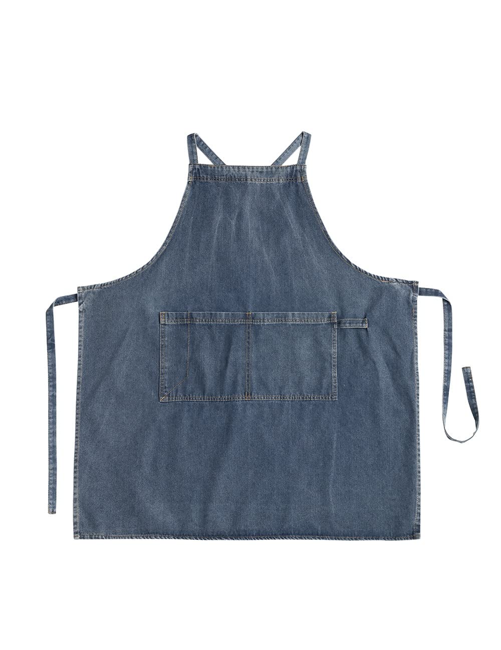 Tablier de nettoyage à domicile bleu M HUFFA en jean pour protéger vos vêtements