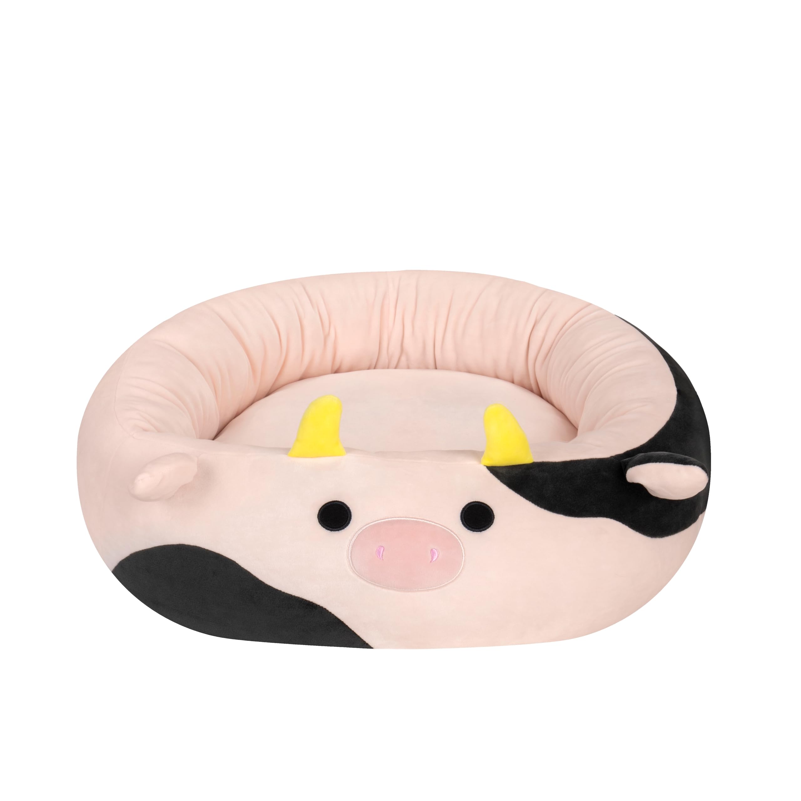 Squishmallows Oryginalne legowisko dla zwierząt domowych Connor the Cow 30 cali - duże Ultrasoft oficjalne pluszowe legowisko dla zwierząt Jazwares