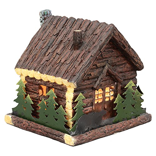 BLACK FOREST DECOR Bear & Cabin Nightlight