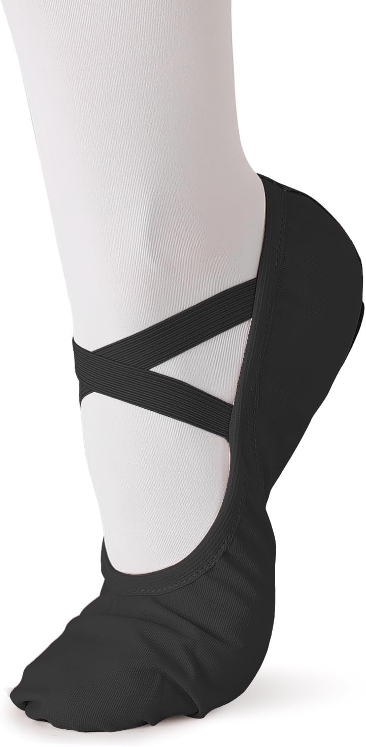 TXJ Sports Ballet Shoes for Women Girls, Women's Ballet Slipper Canvas Dance Shoes Split Sole Yoga Dance Flats - Image 7