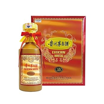Amazon.co.jp: 15年貴州茅台酒 アルコール53度500ml 2024年 箱付