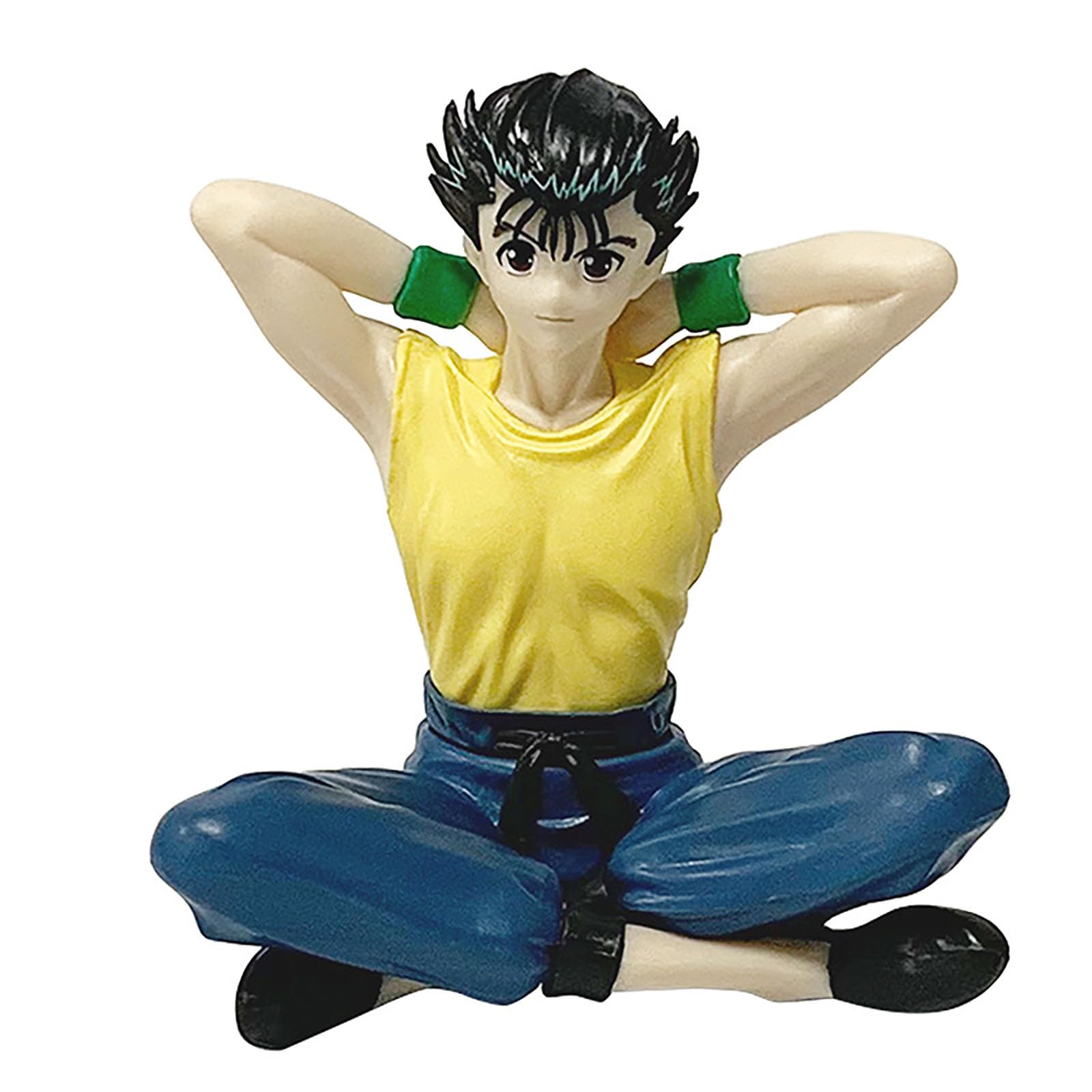 Figurine, Figura Yuusuke Urameshi Kurama Hiei Anime(As Shown in Figure 3,Product Height: 8cm/3.15 Inches)