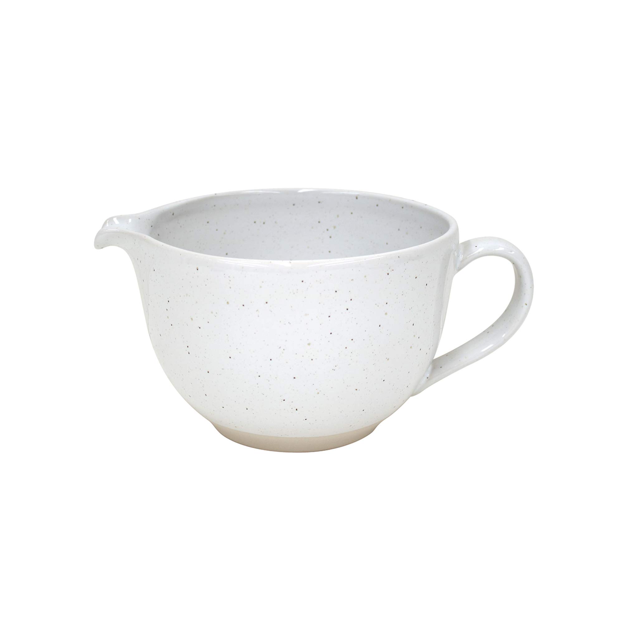Cuenco de cerámica para masa Casafina Fattoria, elegancia rústica en blanco
